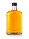 Small flat bottle of whiskey