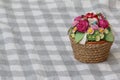 Small Flower Basket Miniature