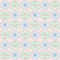 Small flower pattern background in spring or summer. Royalty Free Stock Photo