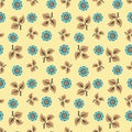 Small flowers pattern 028