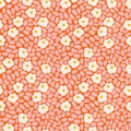 Small flowers seamless repeat pattern
