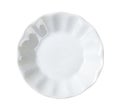 Small fluted white bowl