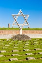 Small Fortress Theresienstadt with cemetery, Terezin, Czech Repu Royalty Free Stock Photo