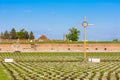 Small Fortress Theresienstadt with cemetery, Terezin, Czech Repu Royalty Free Stock Photo