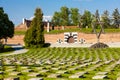 Small Fortress Theresienstadt with cemetery, Terezin, Czech Repu Royalty Free Stock Photo