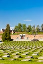 Small Fortress Theresienstadt with cemetery, Terezin, Czech Repu Royalty Free Stock Photo