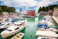 Small Fosa bay in Zadar