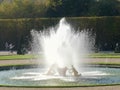 Small fountain in the grounds of versailles, paris Royalty Free Stock Photo