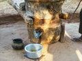 a small fountain in vietnam