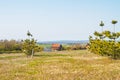 Small friendly family house in the village. Royalty Free Stock Photo