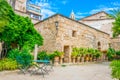 A small garden of the Arab baths at Palma de Mallorca, Spain