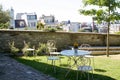 Small garden inside the montmartre museum in Paris