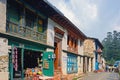 Small General shope at Vintage wooden Old House outside Jageshwar Temple Complex Almoda