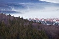 Small German town in mountains Royalty Free Stock Photo
