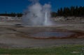 A Small Geyser Yellowstone National Park