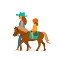 Small girl riding pony Royalty Free Stock Photo