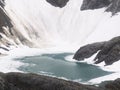 Small Glacial Lake Near Mendenhall Glacier, Alaska Royalty Free Stock Photo