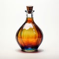 Bold Chromaticity: Hyperrealistic Rendering Of Color-streaked Bottle