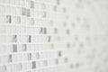 Small glass mosaic wall tile texture background. Royalty Free Stock Photo