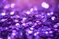 Small glittering purple and violet bokeh background,Ai generative