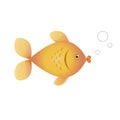 Small gold fish Royalty Free Stock Photo