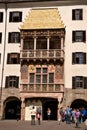 Small golden roof ( Museum Goldenes Dachl ) Royalty Free Stock Photo