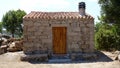 A small granite house in the Sardinian countryside. Royalty Free Stock Photo