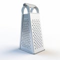 Graceful Balance: A Stunning White Grater In Hard Surface Modeling Style