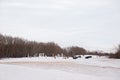 A small rural grave yard