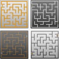 Small gray labyrinth