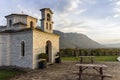 Small greek chapel in Epirus-Mountains Royalty Free Stock Photo