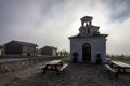 Small greek chapel in Epirus-Mountains Royalty Free Stock Photo