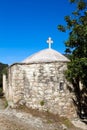 Small greek cypriot church in cyprus Royalty Free Stock Photo