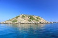 Small Greek island close to Rhodes.