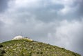 Small greek orthodox chapel on top of the hill. Greek islands Royalty Free Stock Photo