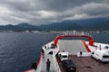 Small Greek Vehicular Ferry Royalty Free Stock Photo