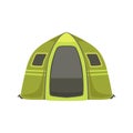 Small Green Bright Color Tarpaulin Tent