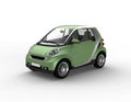 Small green car