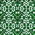 Small green colored pixels beautiful abstract geometric background seamless pattern Royalty Free Stock Photo