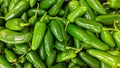 Small green peppers jalapeno in bulk