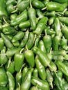 Small green peppers Royalty Free Stock Photo