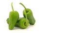 Small Green Peppers Pileds Royalty Free Stock Photo