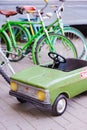 Small Green Toy Car USSR