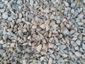 Small gravel marble pepple stones for garden decoration Royalty Free Stock Photo