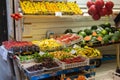 Small grocery store with fresh fruit and vegetables