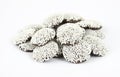 Small group of chocolate covered nonpareils Royalty Free Stock Photo