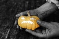 Small halloween pumpkin