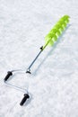 Small hand operated ice auger