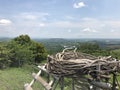 A Small Handicraft Nest on the Top of Mountain