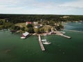 A small harbor in the arghipelago of Finland